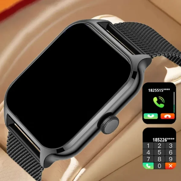 2024 New Smart Watch Men Women SmartWatch 1.44'' Bluetooth Call DIY Dials Sport Fitness Tracker Heart Rate Monitoring Watches