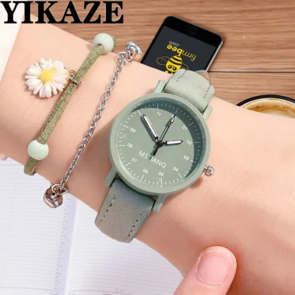 Women Luxury Quartz Watch PU Leather Strap Watches Waterproof Round Dial Retro Bracelet Watch Ladies Girls Wristwatch Reloj 시계
